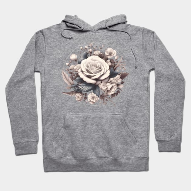 Vintage flower hoodie hot sale